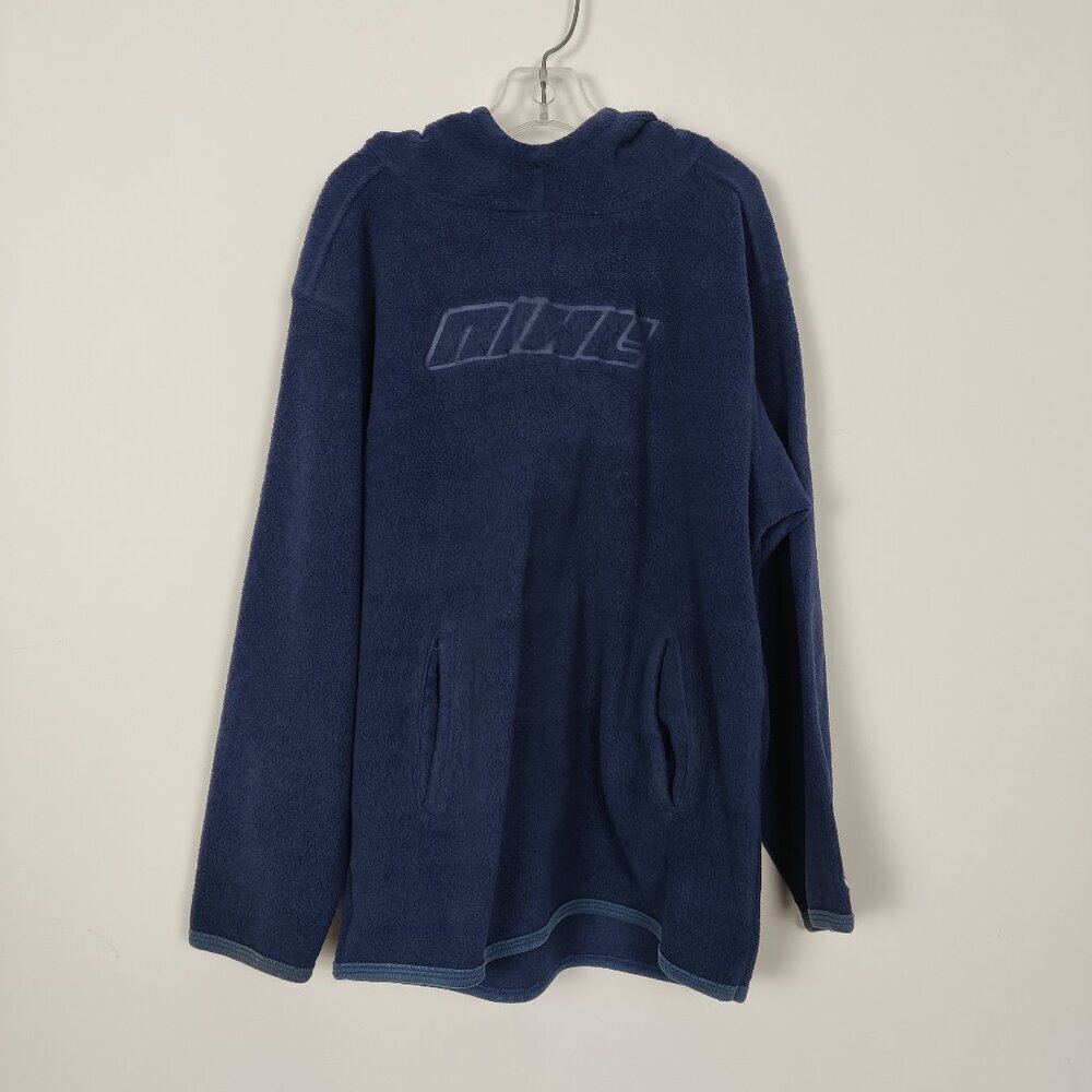 Nike Men's Fleece Hoodie in Blue Size Medium Gorpcore Athletic